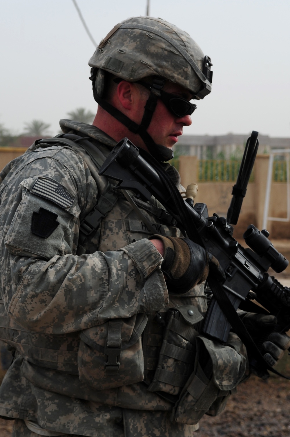 Patrol and fire station opening in Abu Ghraib