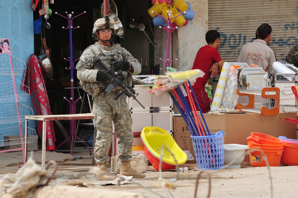 Patrol and fire station opening in Abu Ghraib