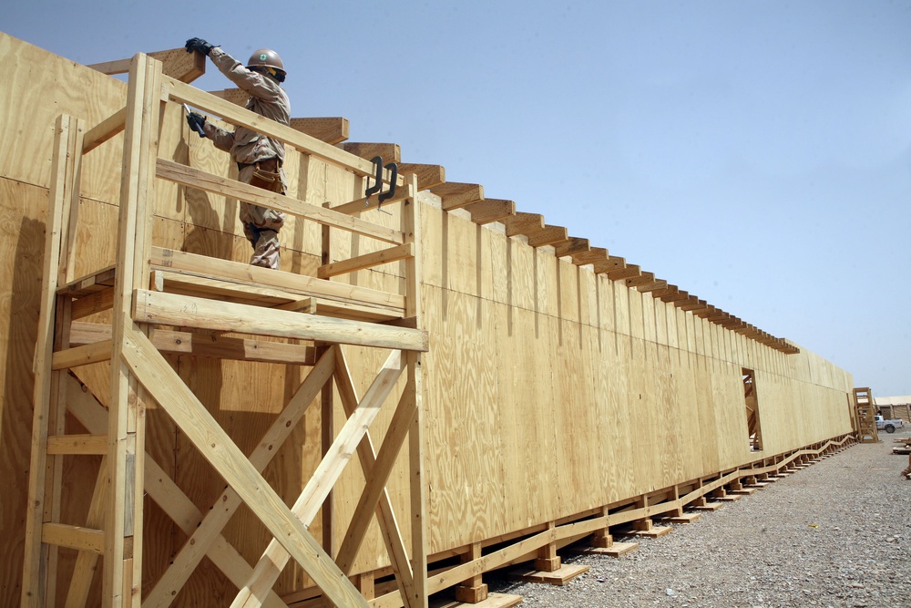 Marines in southern Afghanistan build for future, construct Camp Leatherneck