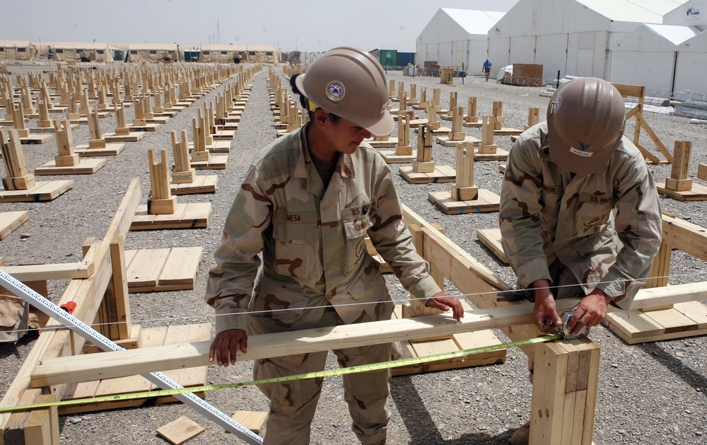 Marines in southern Afghanistan build for future, construct Camp Leatherneck