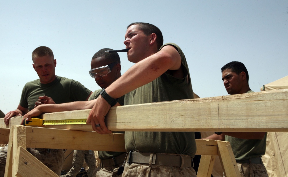 Marines in southern Afghanistan build for future, construct Camp Leatherneck