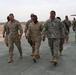 International Security Assistance Force top enlisted meets with Marines in Afghanistan