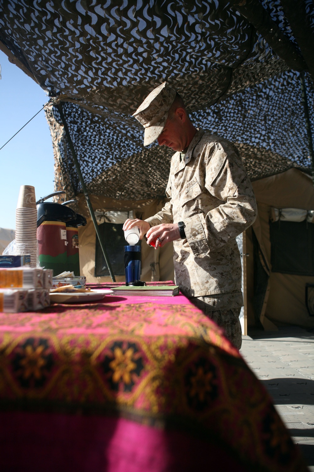 Service members enjoy simple pleasures in southern Afghanistan