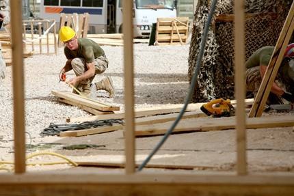 Marine support squadron enhances medical mission through construction