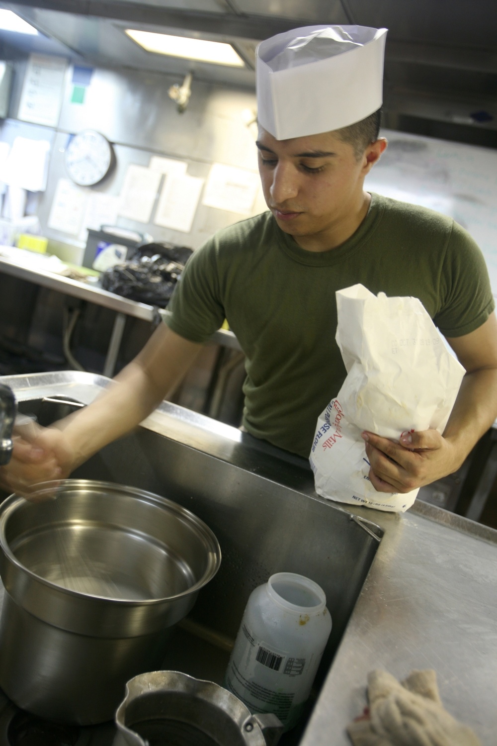 Marines Prepare a Meal