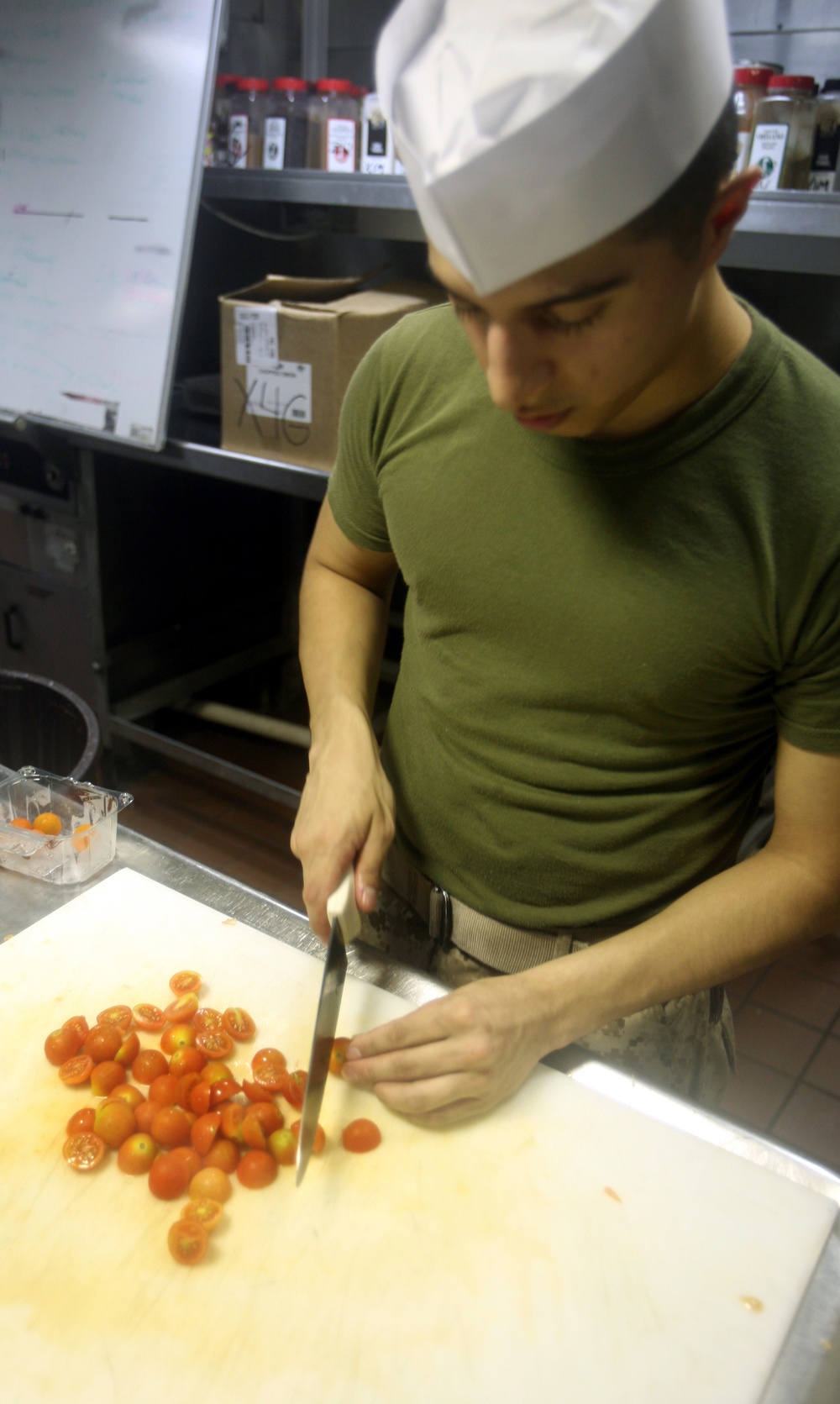 Marines Prepare a Meal