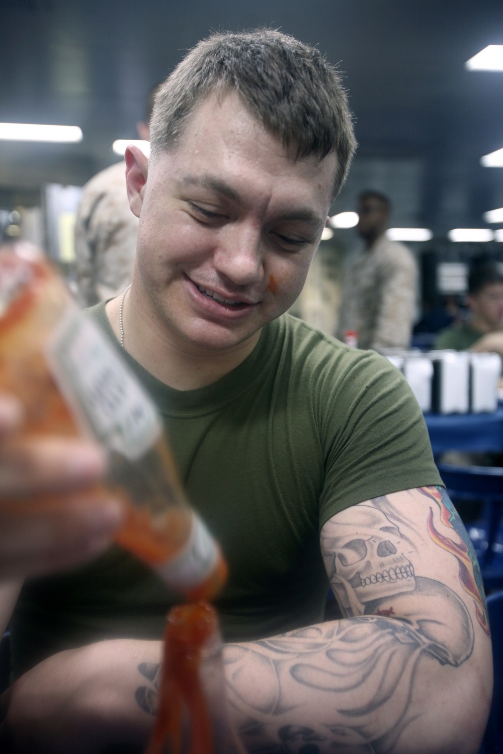 Marines Prepare a Meal