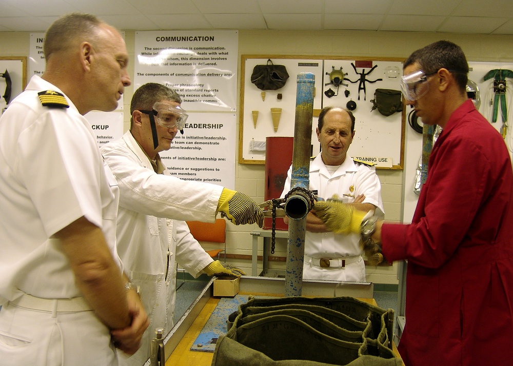 Pipe-patching demonstration