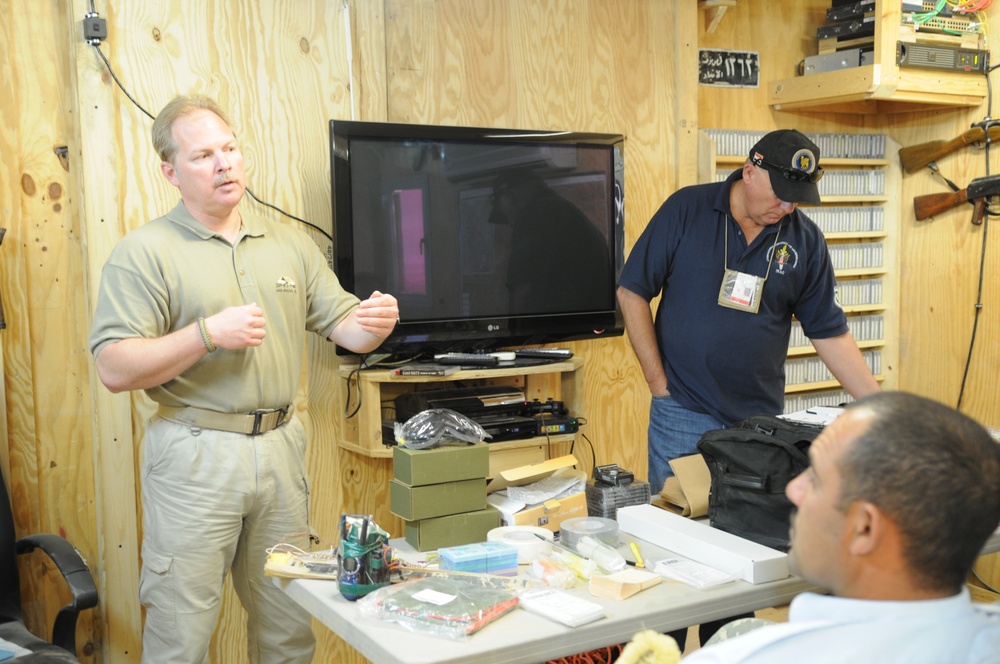 Crime Scene Investigation class in Tikrit, Iraq