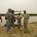 U.S. Army Corps of Engineers check on the progress of several projects in Al Abu Shemsi, Iraq