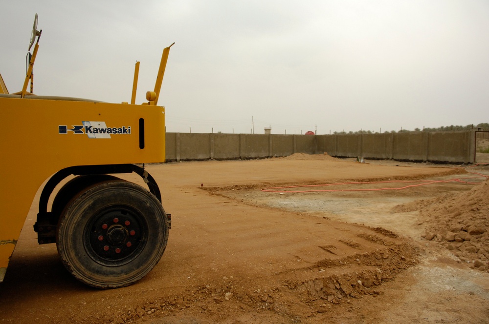 U.S. Army Corps of Engineers check on the progress of several projects in Al Abu Shemsi, Iraq