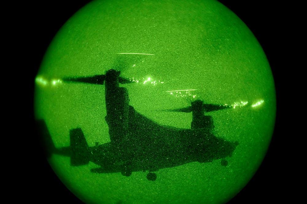 Joint Training Loading All Terrain Vehicles on a CV-22 Osprey