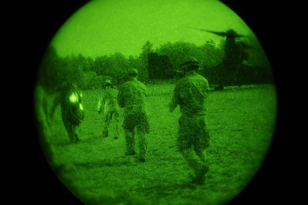 Joint Training Loading All Terrain Vehicles on a CV-22 Osprey