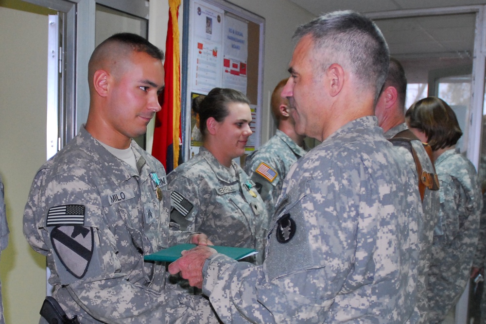 Sgt. Milo Receives Army Commendation Medal
