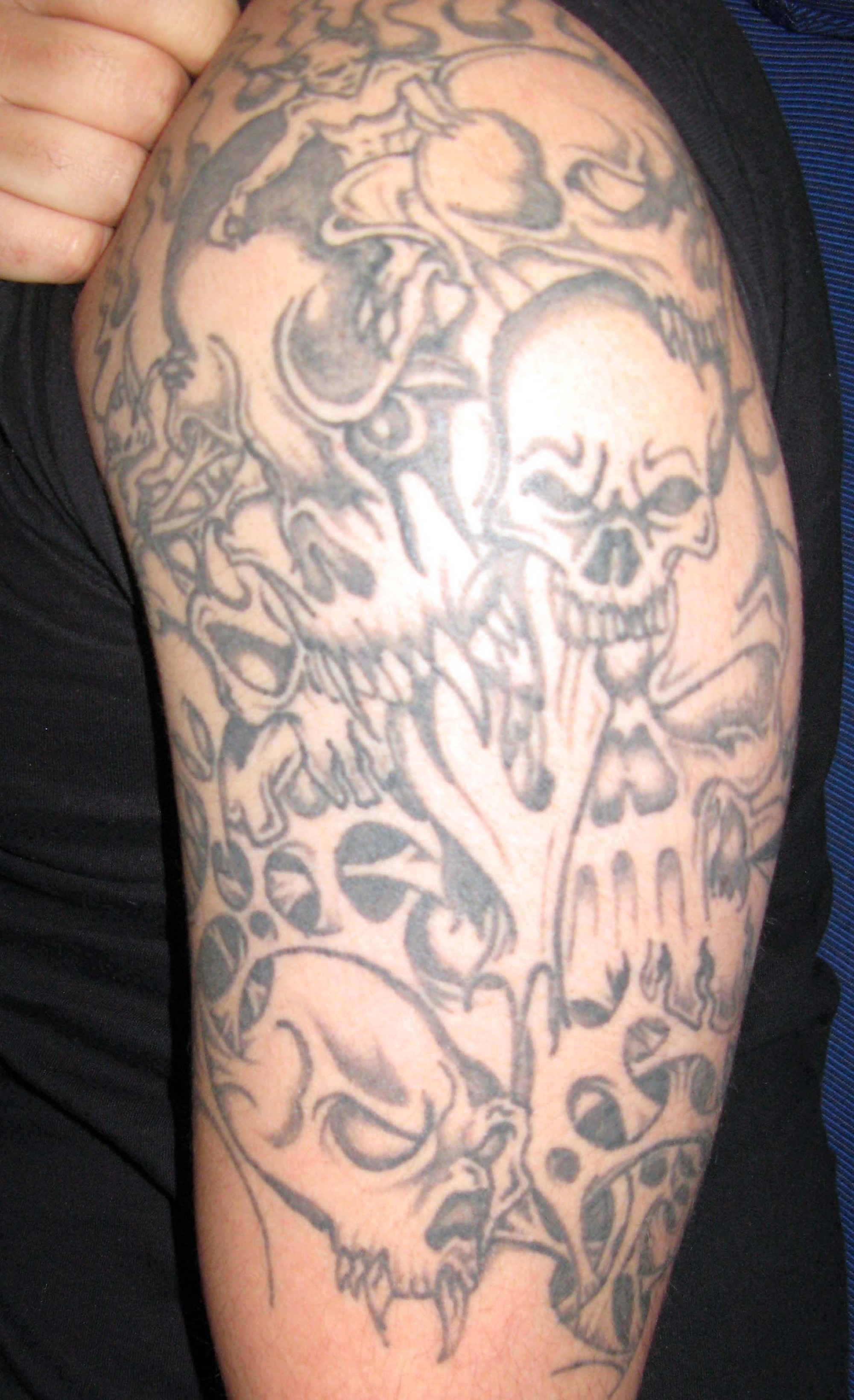 50 Skull Sleeve Tattoos for Men [2024 Inspiration Guide] | Skull sleeve  tattoos, Skull sleeve, Skull tattoo design