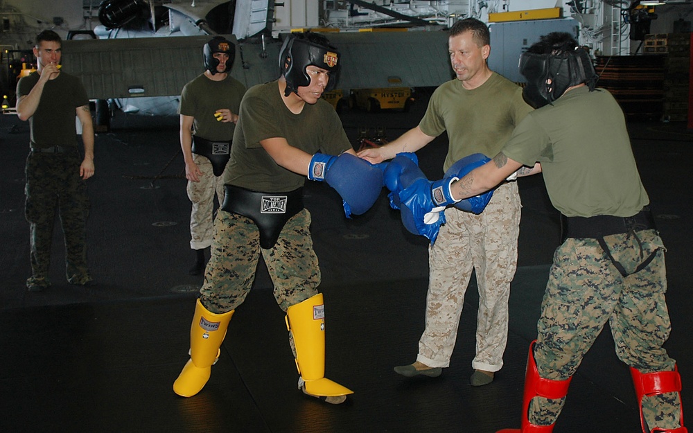 USS Boxer in the Indian Ocean