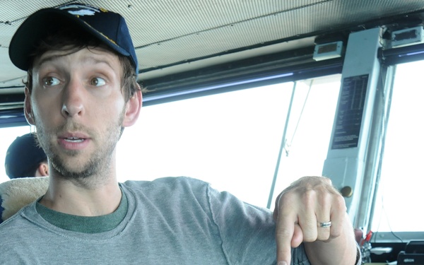 Hollywood Handshake aboard the USS Eisenhower