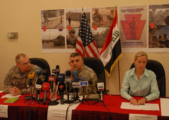 Commander highlights progress north of Baghdad