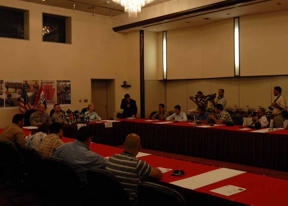 Commander highlights progress north of Baghdad