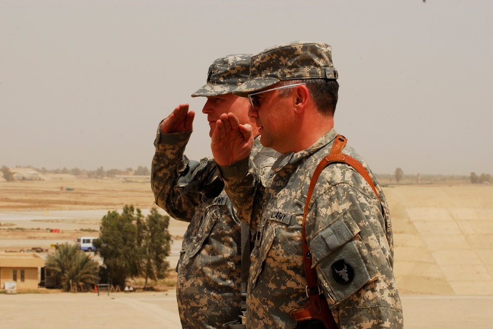 Aviation Support Battalion holds Flag Casing Ceremony