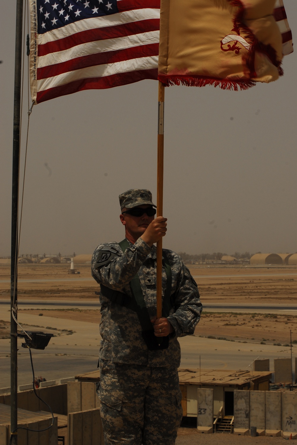 Aviation Support Battalion holds Flag Casing Ceremony