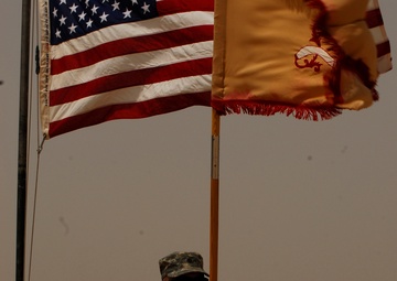 Aviation Support Battalion holds Flag Casing Ceremony