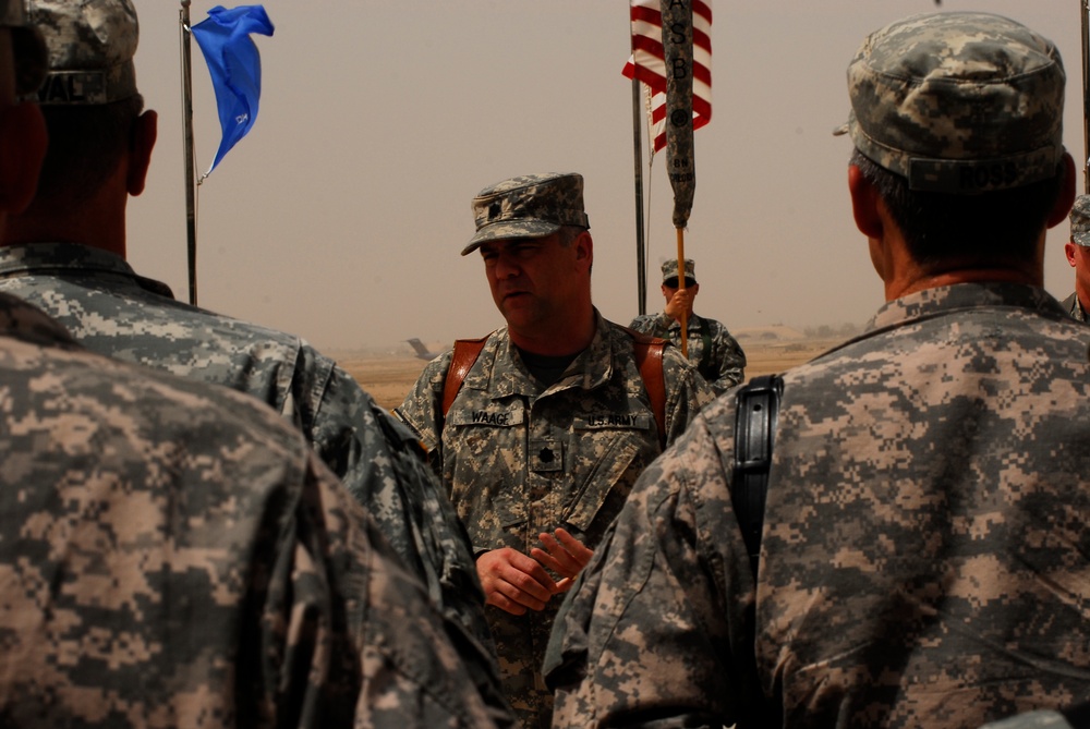 Aviation Support Battalion holds Flag Casing Ceremony