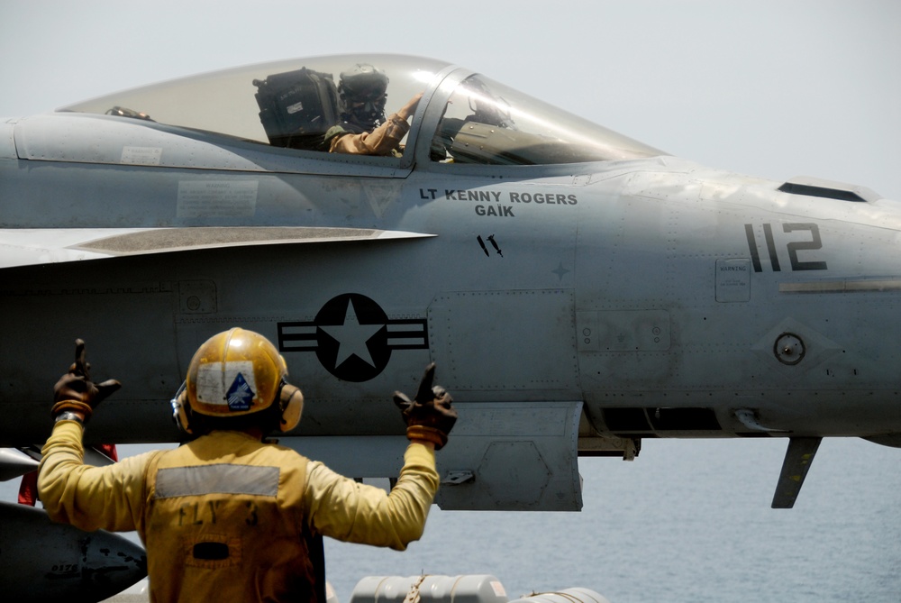 Eisenhower and Carrier Air Wing 7 at Sea