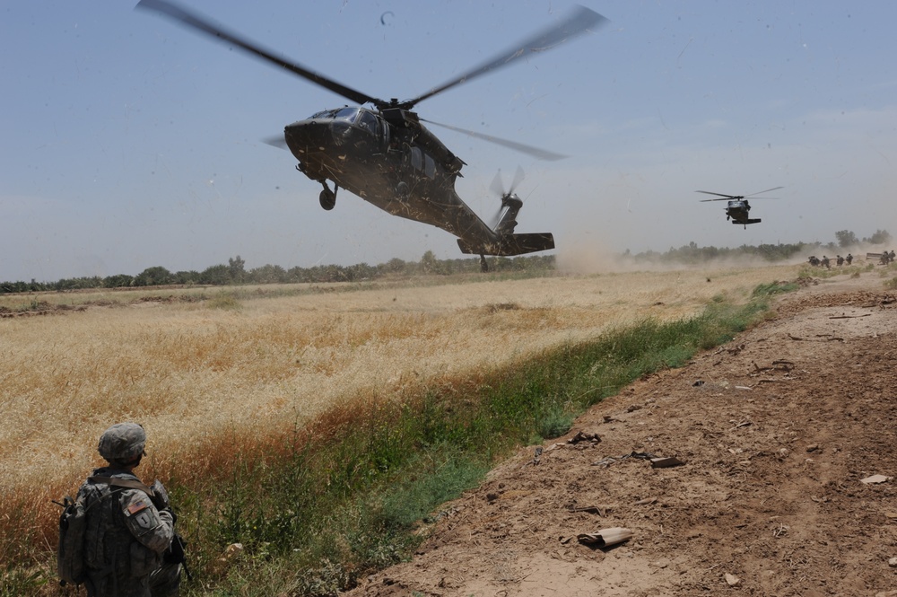 Joint air assault operation in Mushada