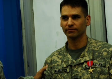 Lt. Col. Kubista Receives Bronze Star