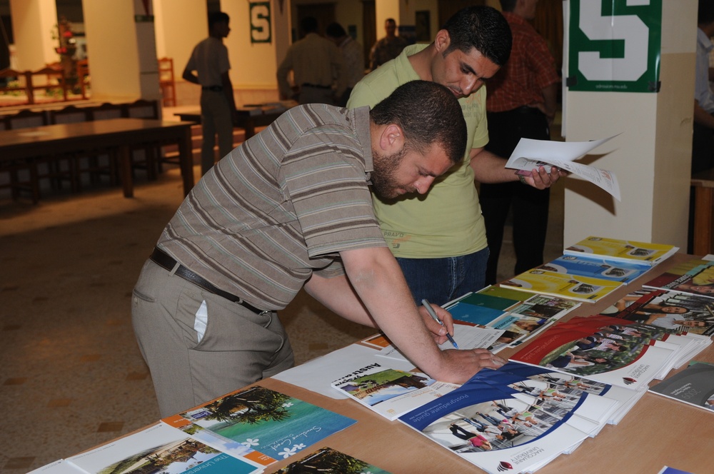 College fair in Tikrit