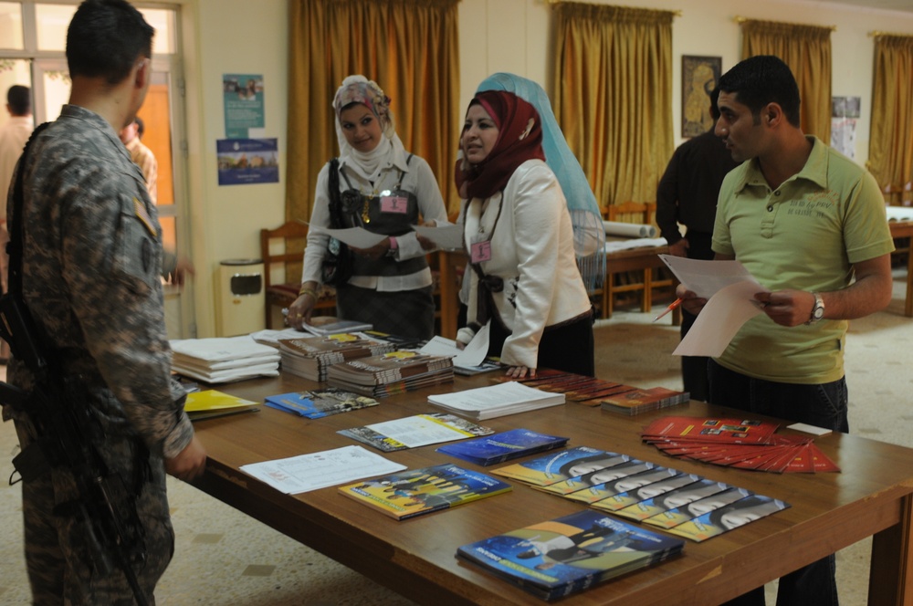 College fair in Tikrit