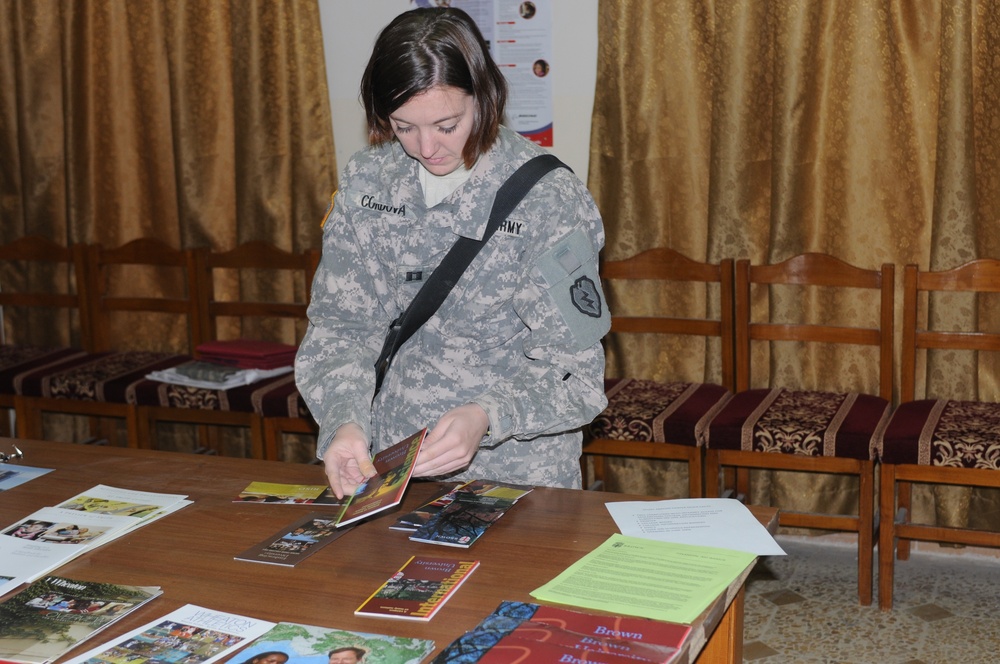 College fair in Tikrit