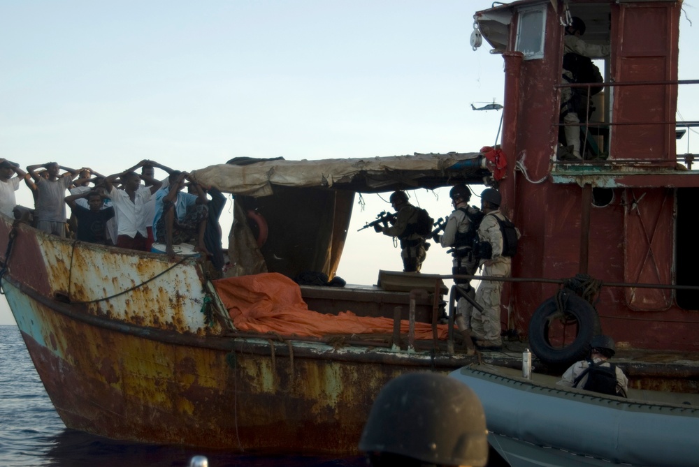 Combined Task Force 151 Makes First Suspected Pirate Capture