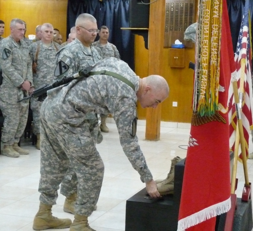 Memorial ceremony in Baghdad allows friends, comrades to say goodbye