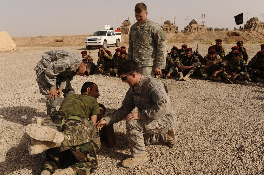 Combatives training in Maala