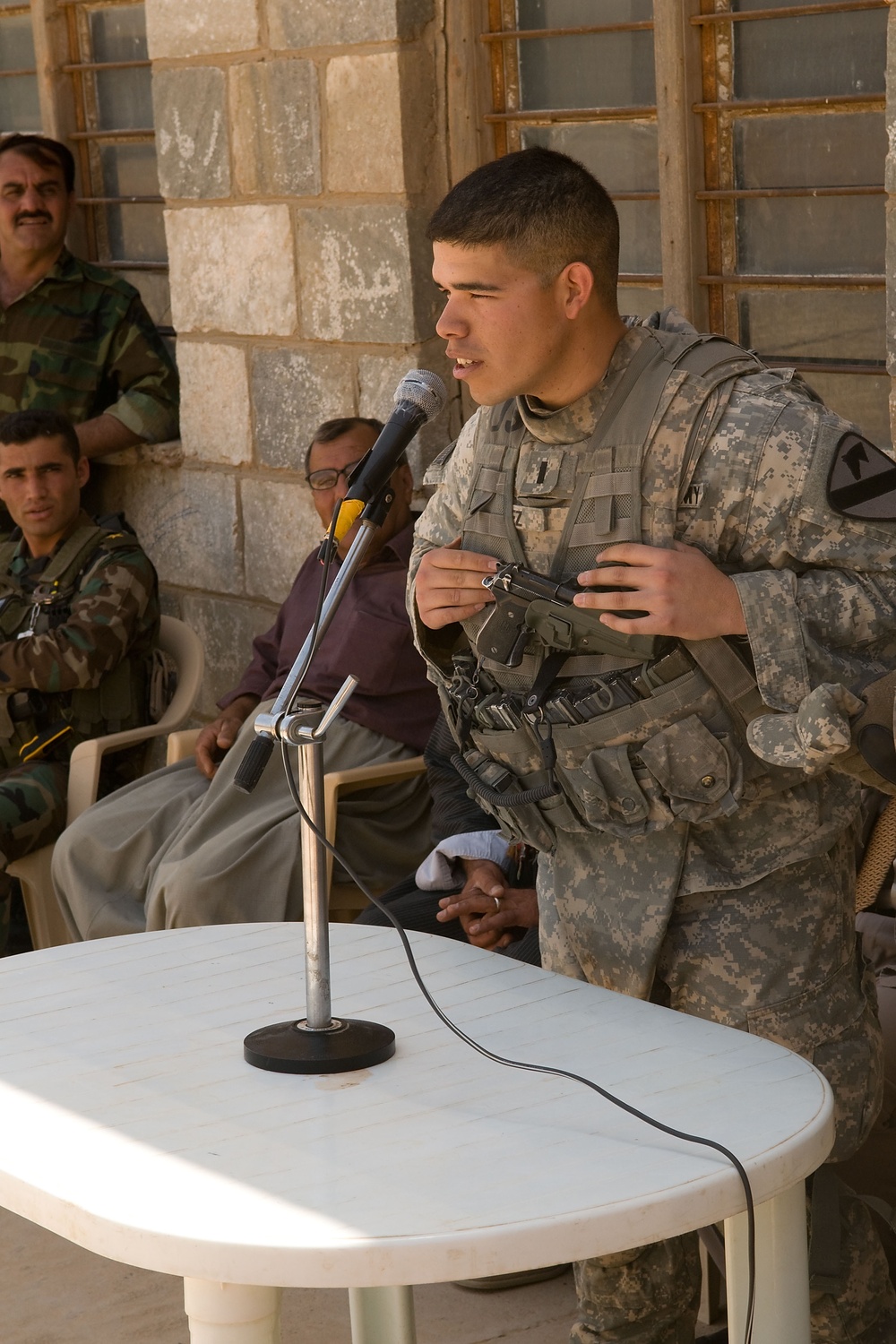 School visit in Kirkuk