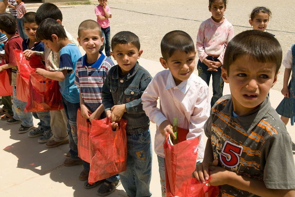 School visit in Kirkuk