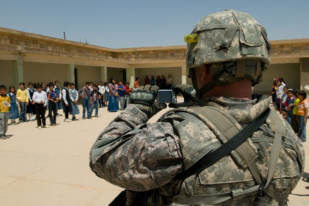 School visit in Kirkuk