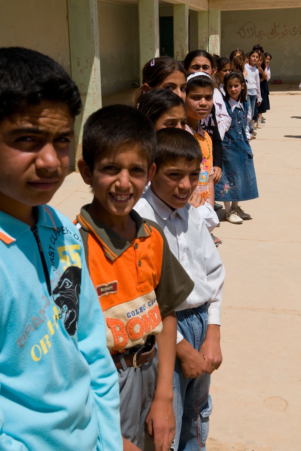 School visit in Kirkuk