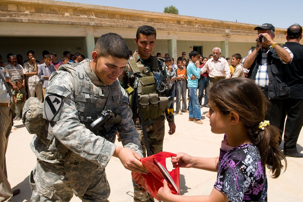 School visit in Kirkuk