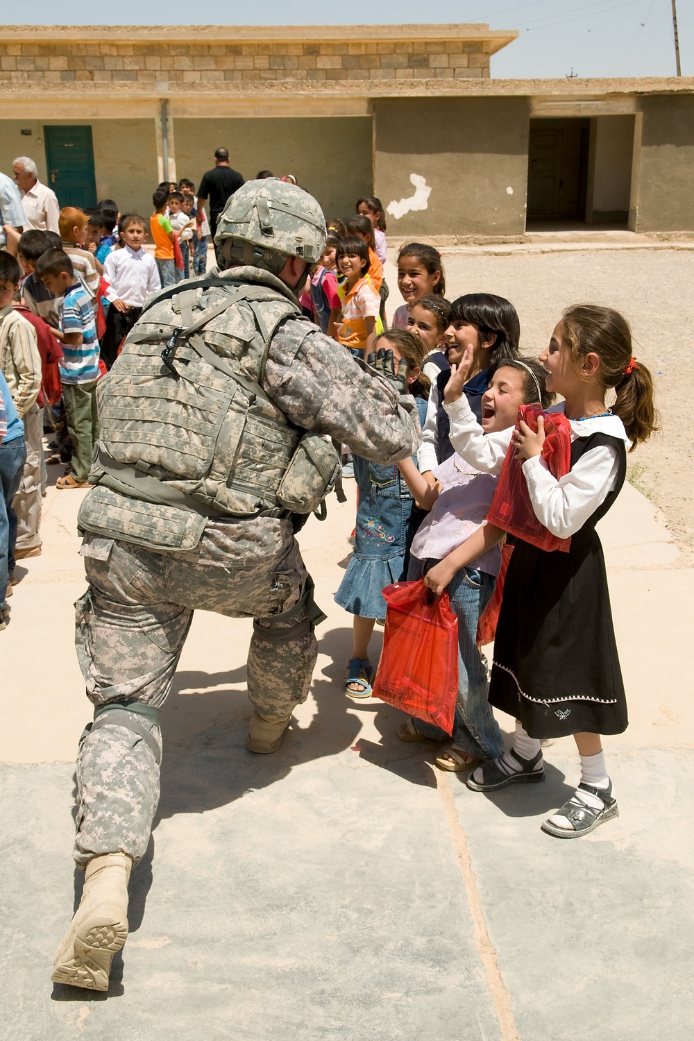 School visit in Kirkuk