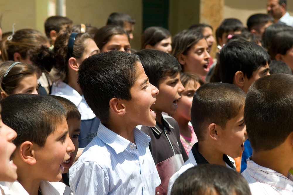 School visit in Kirkuk