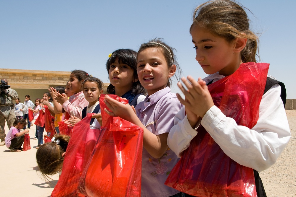 School visit in Kirkuk