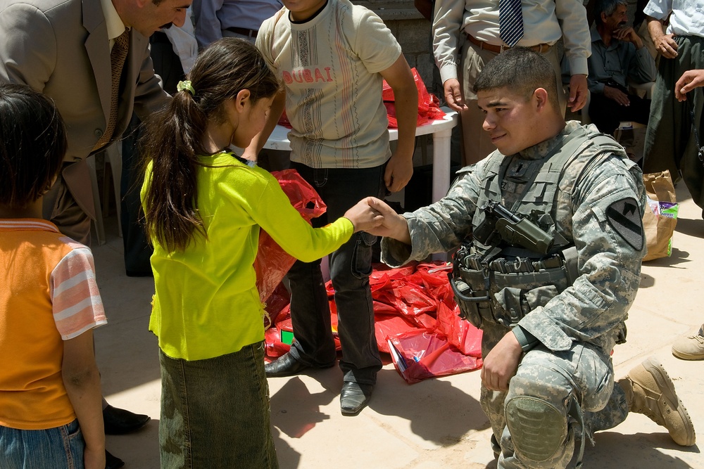 School visit in Kirkuk