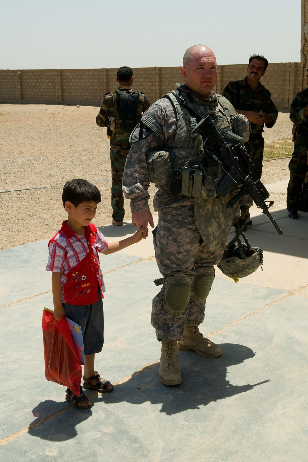 School visit in Kirkuk