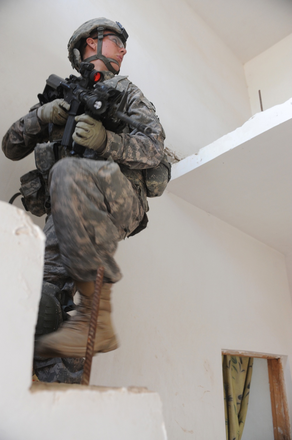 Patrol in Abu Ghraib, Iraq