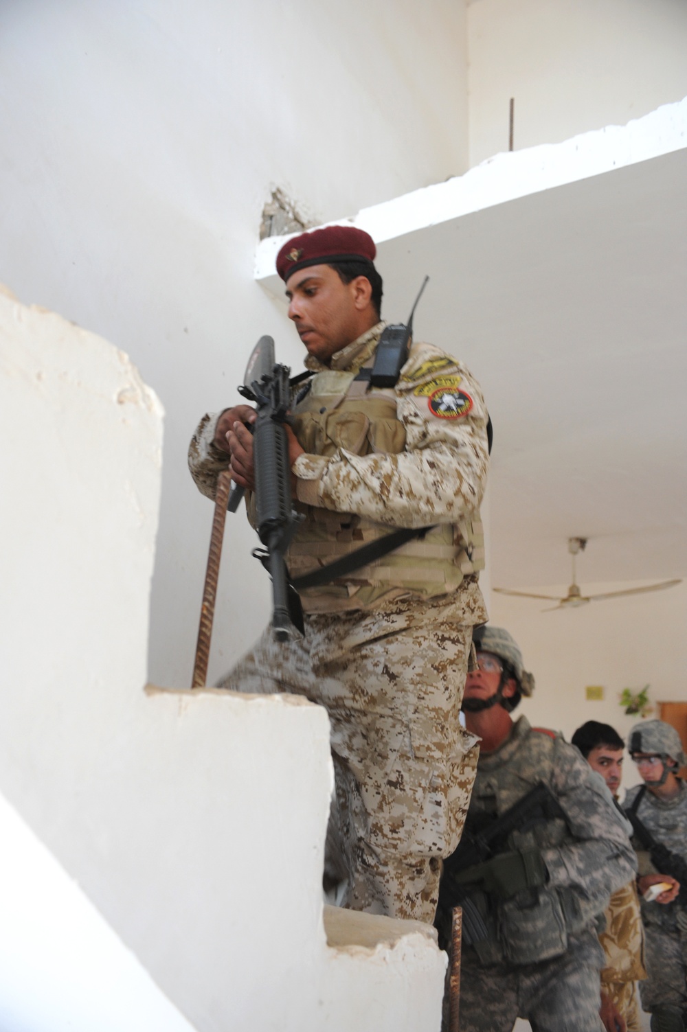 Patrol in Abu Ghraib, Iraq