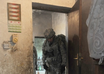 Patrol in Abu Ghraib, Iraq