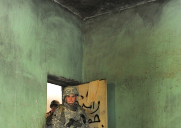 Patrol in Abu Ghraib, Iraq